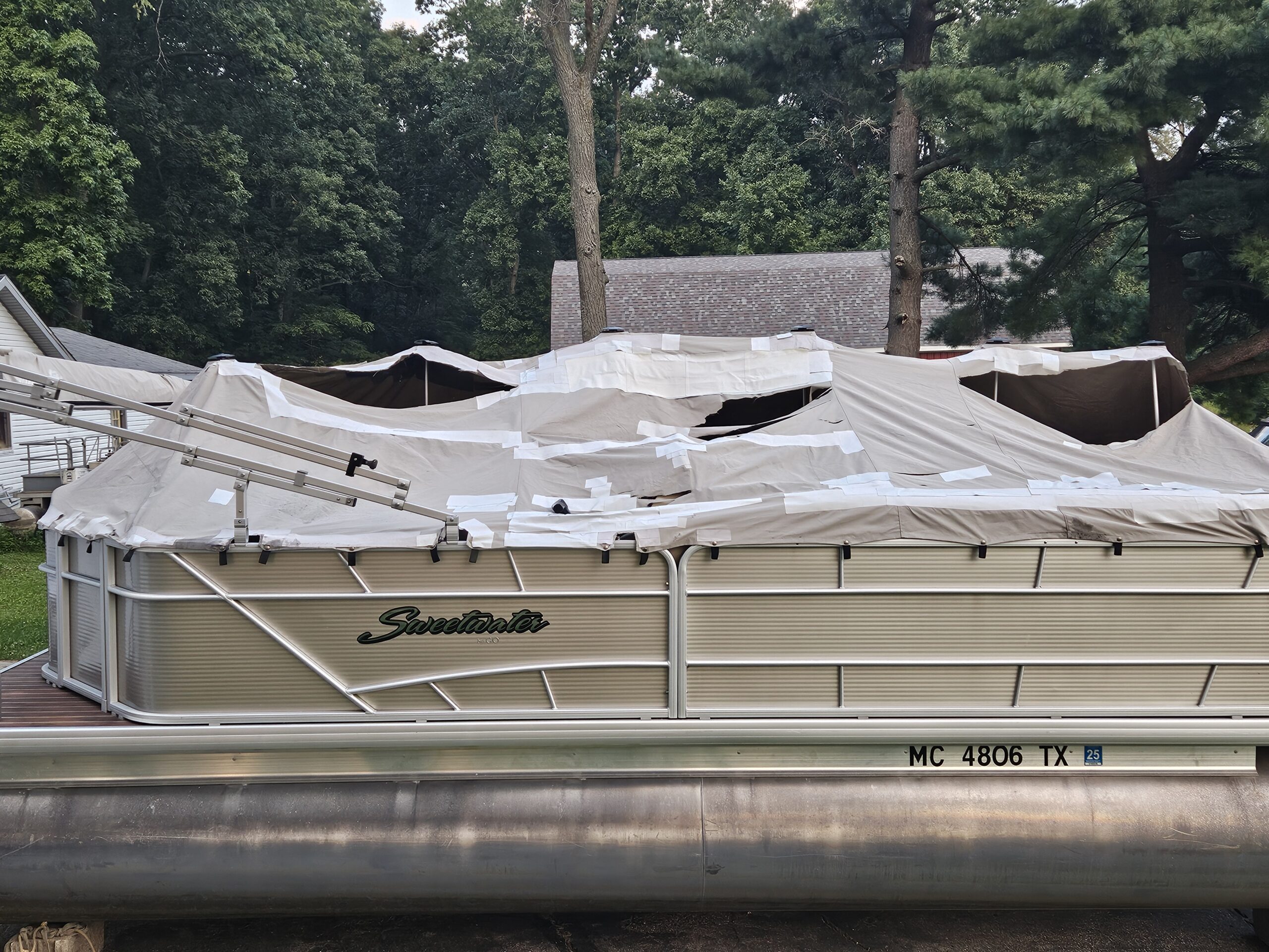 McCalla Sewing marine fabricator cutting pattern MI.